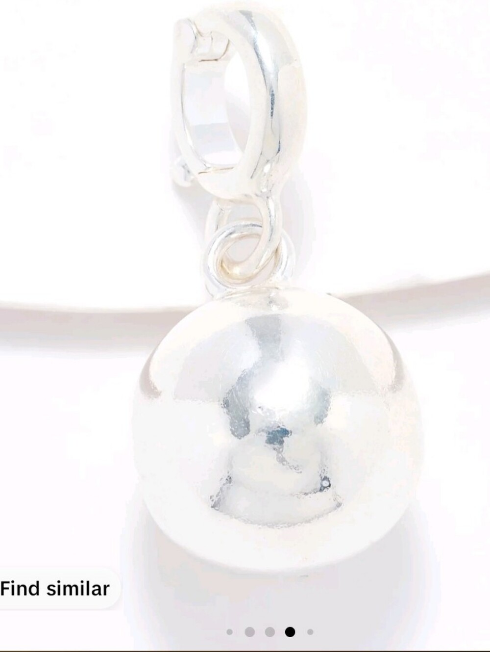 Ultrafine 950 Sterling Motif Enhancer Charm